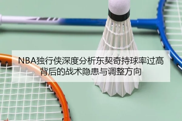 NBA独行侠深度分析东契奇持球率过高背后的战术隐患与调整方向